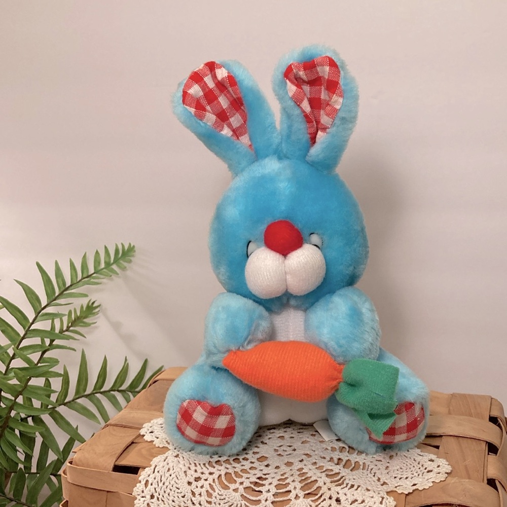 Vintage Bunny Rabbit Plush Stuffed Animal